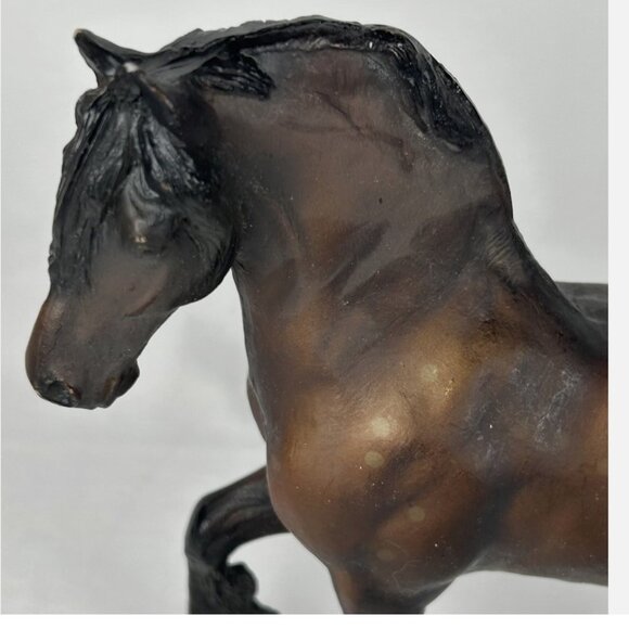 Retired Breyer Horse #3175 Action Drafters Dark Bay Friesian Brown Vintage - Picture 2 of 10
